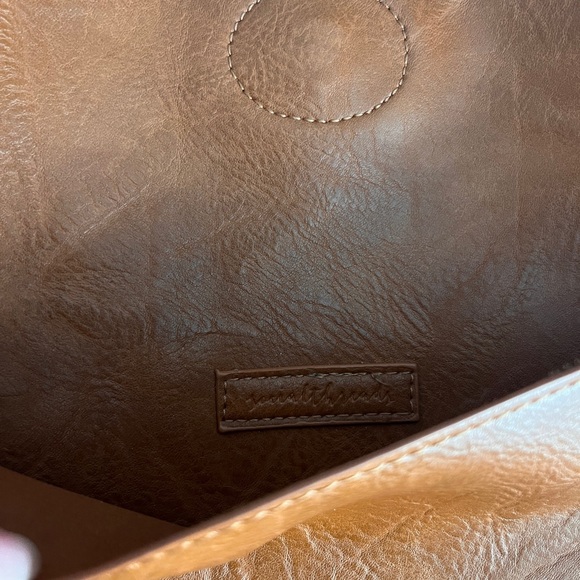 Vegan Leather Social Threads Messenger Bag - Picture 5 of 6